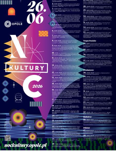 plakat nocy kultury w opolu