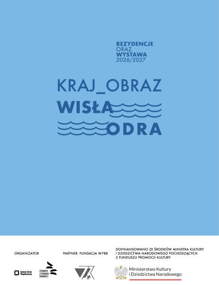 baner informacyjny o projekcie wisła_odra, rezydencje i wystawa