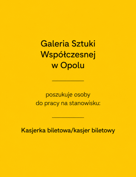 oferta pracy, osoba kasjerska