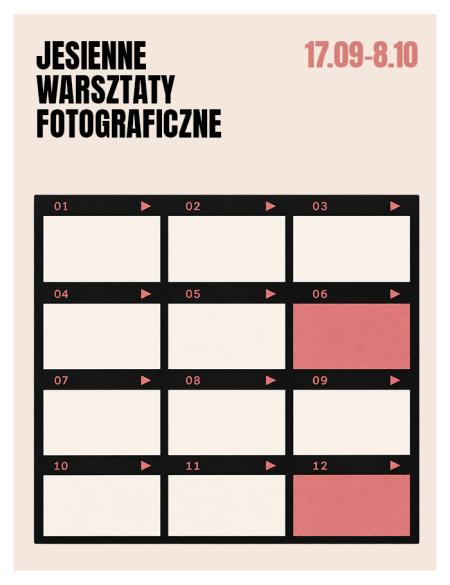 baner informujący o zapisach na warsztaty