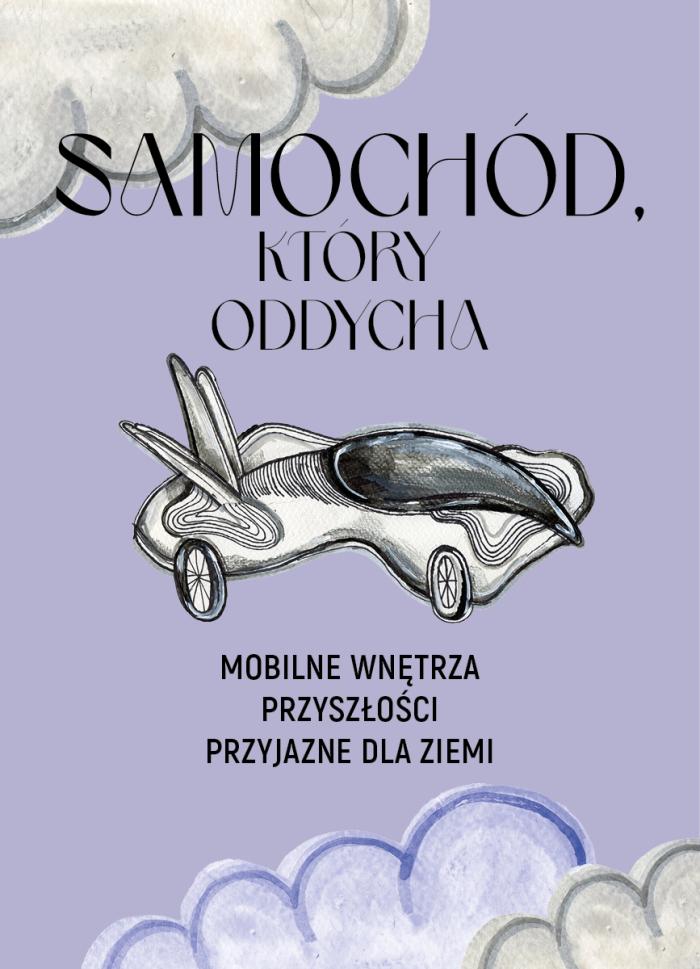 baner konkursu plastycznego dla dzieci, samochód który oddycha