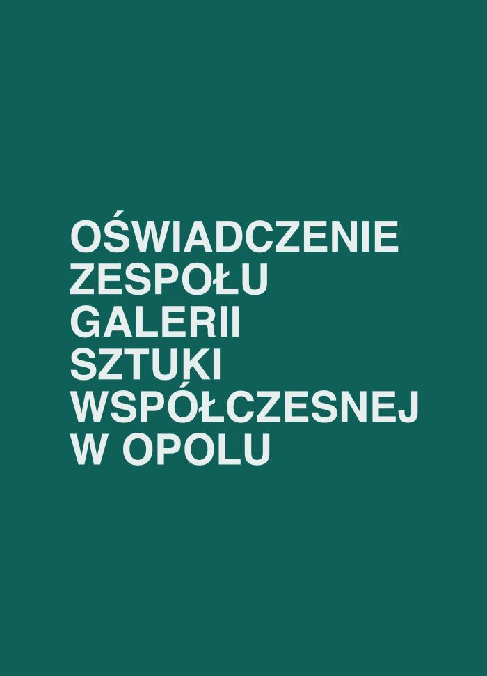 oświadczenie